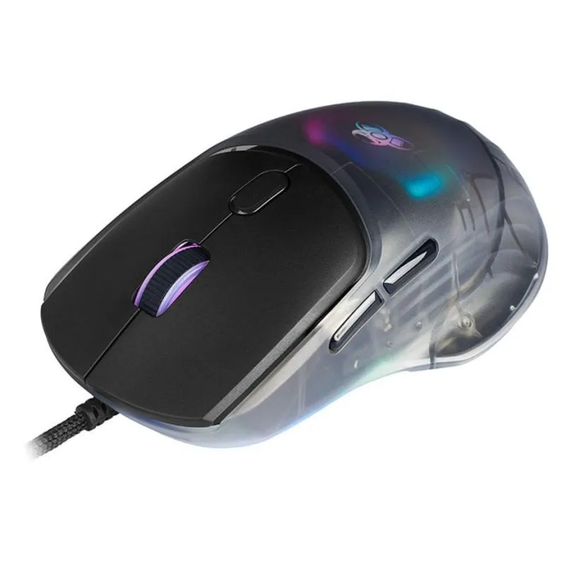 Ratón TRACER GameZone NEON USB 12400DPI Nero 7 Pulsanti RGB Gaming - immagine 1