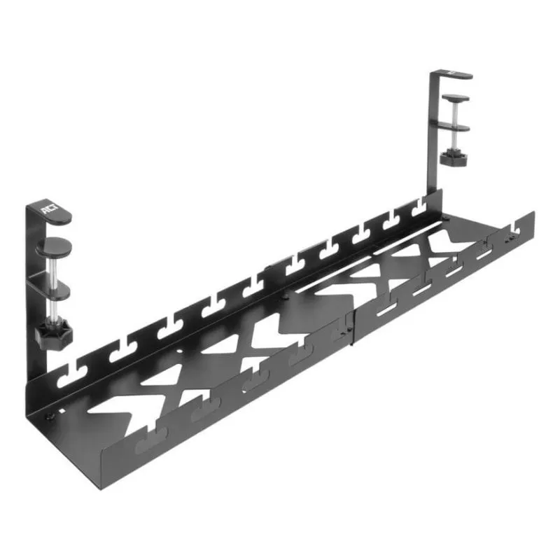 Vassoio passacavi ACT AC8379 Acciaio Nero 728x130x190 mm - immagine 1
