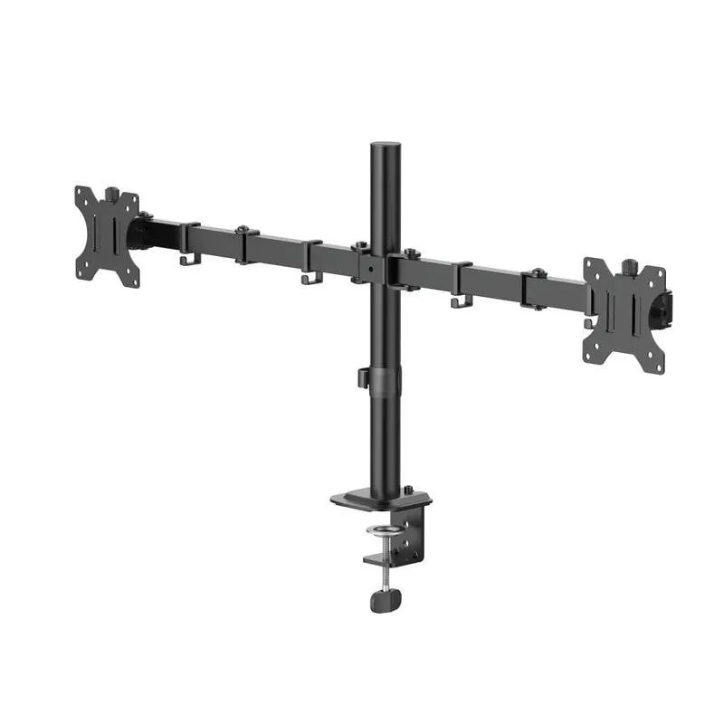 Hama 00220903 Supporto Monitor 2 Bracci Scrivania 13 a 35" VESA 75x75 a 100x100 Max 12Kg - immagine 1