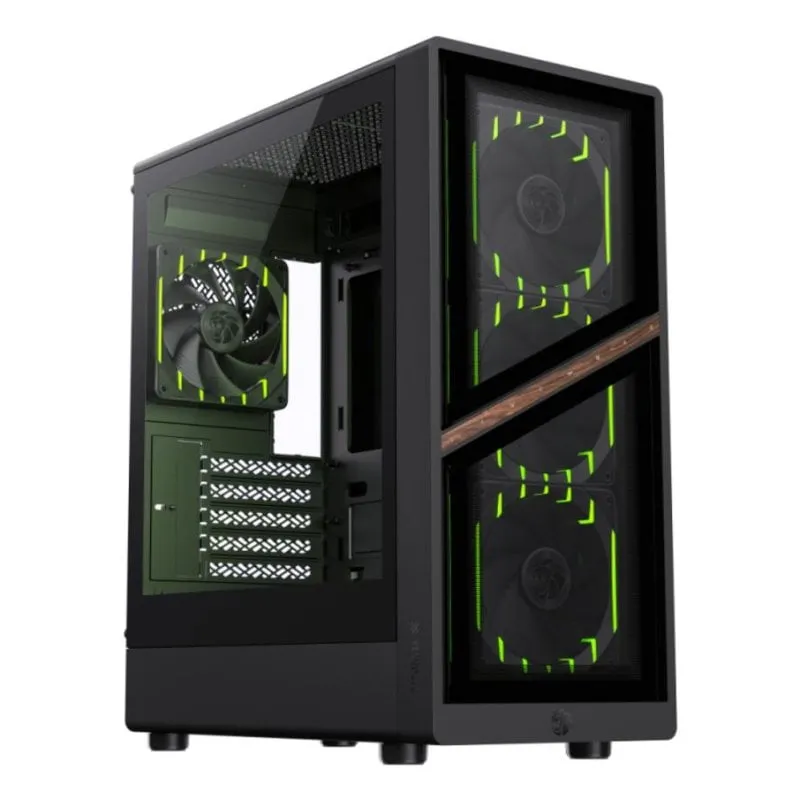 Torre Mini GameMax AERIS 330 GB Nero Vetro Temperato RGB - immagine 1