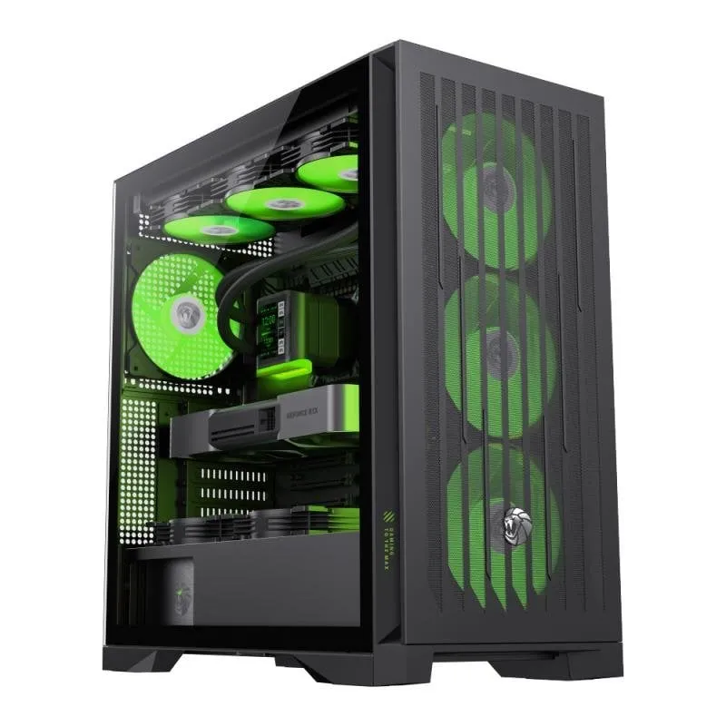 Torre GameMax Leader 2 BK Full Tower ATX Mesh Vetro Temperato Gaming - immagine 1