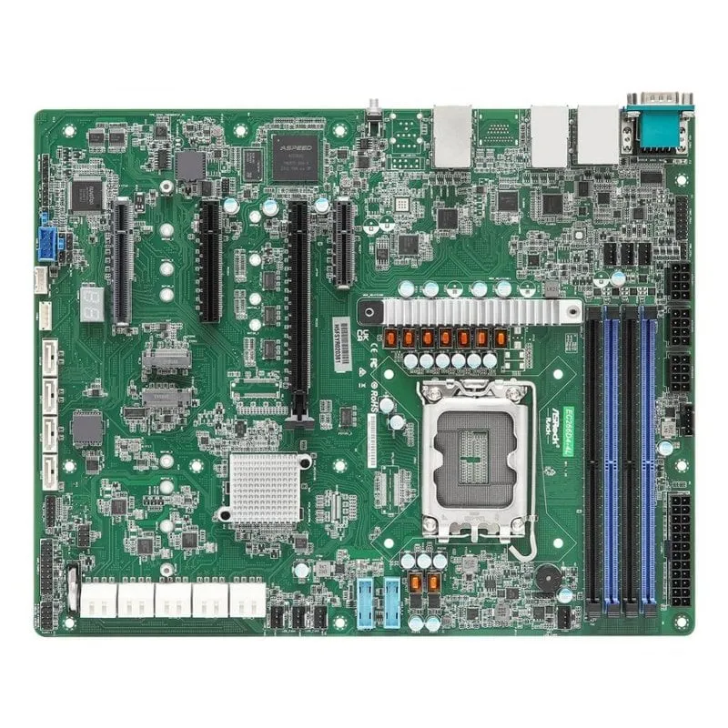 Scheda Madre AsRock EC266D4-4L Intel C266 LGA1700 DDR5 ATX 4LAN RAID - immagine 1