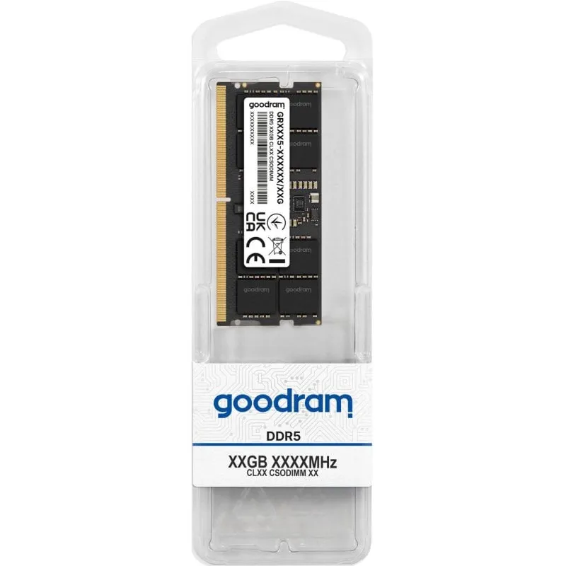 Memoria RAM GoodRam GR00C5-64L52S 32GB 2x16GB DDR5 6400MHz CL52 Nero SO-DIMM - immagine 1