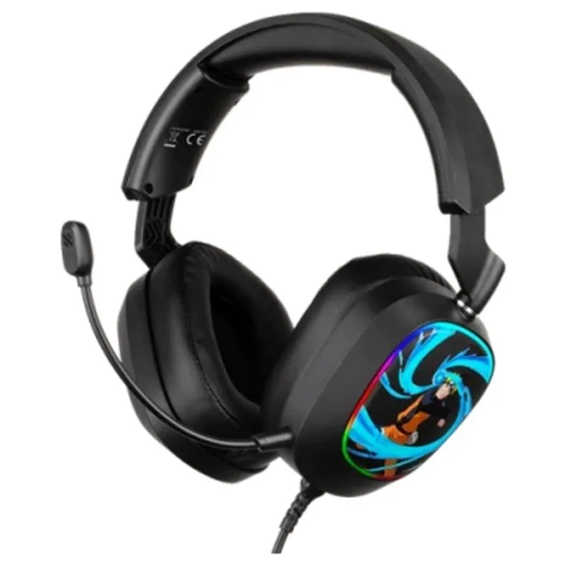 Auricolari Konix 80389000018 cablati USB Virtual Surround 7.1 Gaming neri - immagine 1