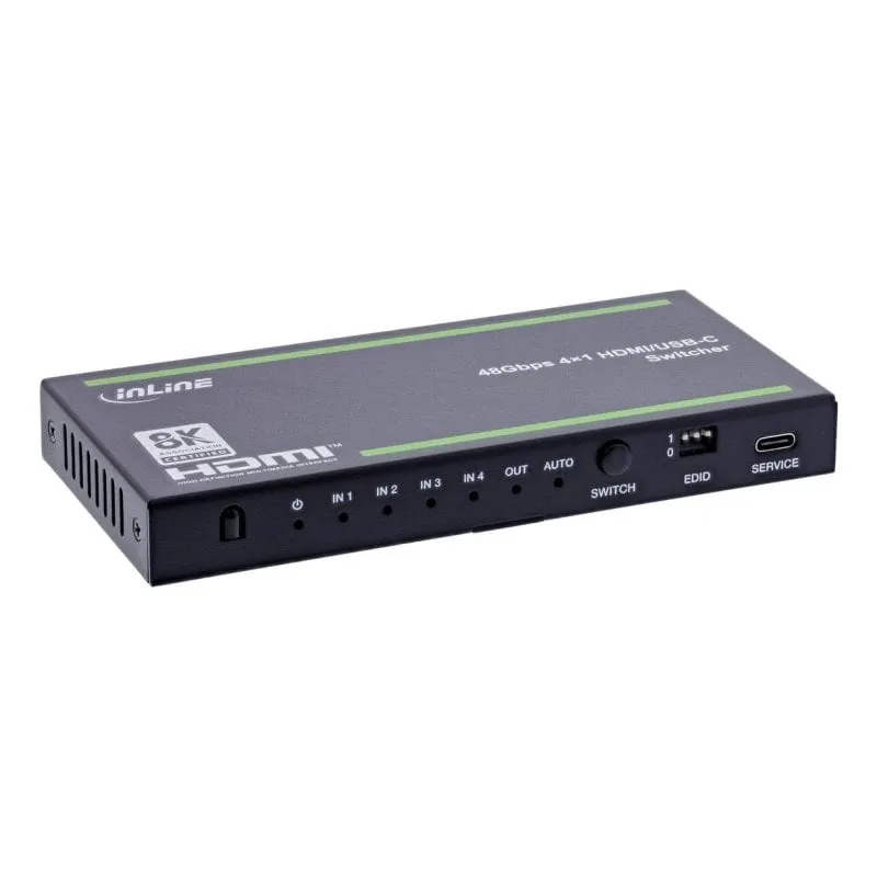 Switch HDMI InLine 57885B 8K 5 Porte HDR Dolby Vision - immagine 1
