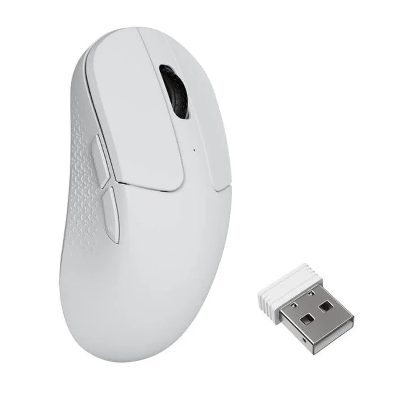 Mouse Keychron M3 Mini RF Wireless Bluetooth USB-C 30000DPI Bianco 7 Pulsanti - immagine 1
