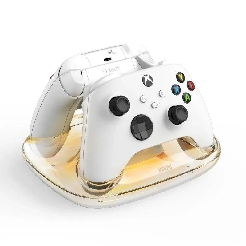 Base di ricarica 8BitDo Charge Dock Xbox White EU doppia NiMH - immagine 1
