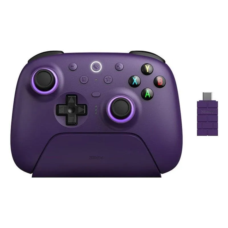 Gamepad 8BitDo Ultimate 2 Wireless 2.4G Bluetooth USB Viola - immagine 1