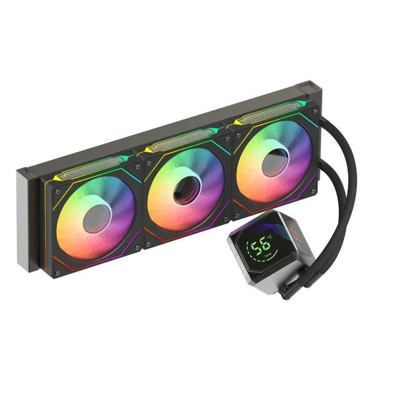 Refrigerazione Liquida ProGaming IcePulse 360 360mm 3 Ventole ARGB Display - immagine 1
