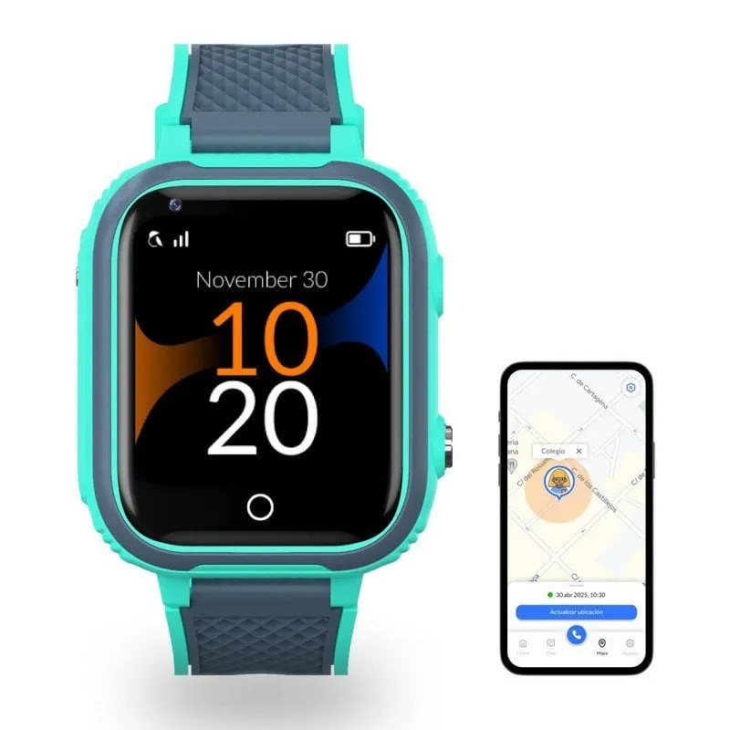 Robin Generation K1 GPS 4G Nano SIM Display Colore Verde Impermeabile SOS Bambino - immagine 1