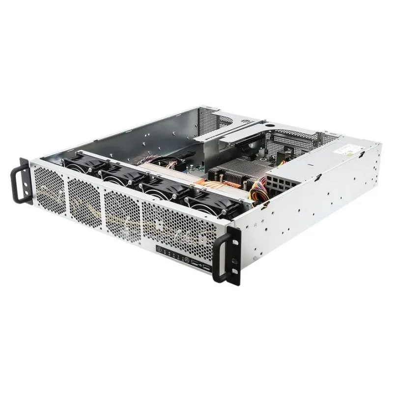 Barebone Asrock 2U1G-B650/EVAC Socket AM5 DDR5 48GB 2U 1200W Ethernet - immagine 1