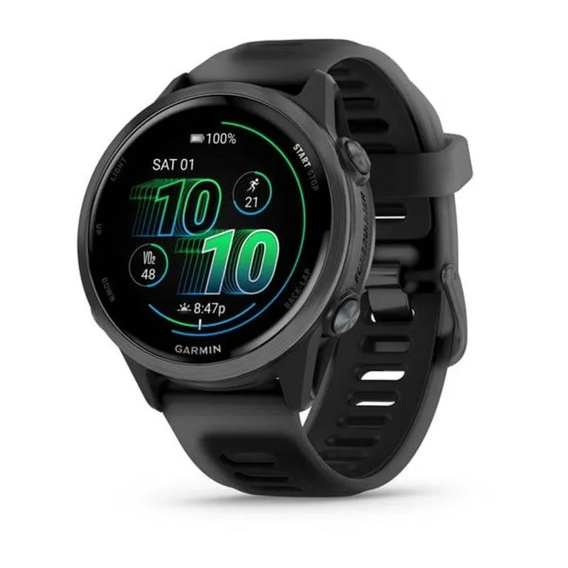 Garmin Forerunner 570 GPS Bluetooth 42mm AMOLED Nero M 5ATM SpO2 Cardiofrequenzimetro - immagine 1