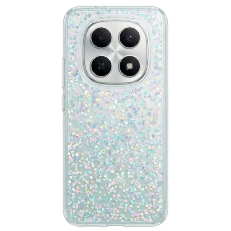 Funda per smartphone Glitter Premium TPU Trasparente per Xiaomi Redmi Note 15 Pro 5G - immagine 1
