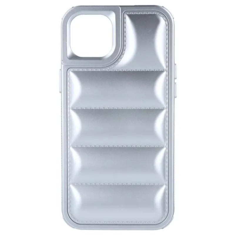 Custodia Airbag Antiurto Argento Protezione Avanzata per iPhone 15 - immagine 1
