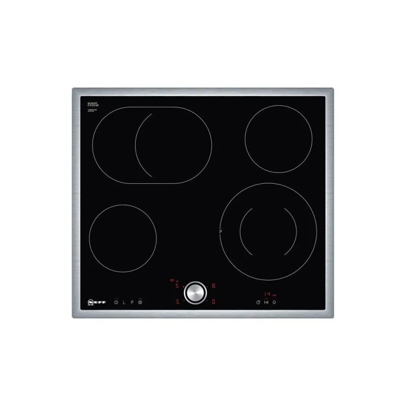 Piano cottura Neff T16BT76N0 4 zone induzione ceramica integrato nero - immagine 1
