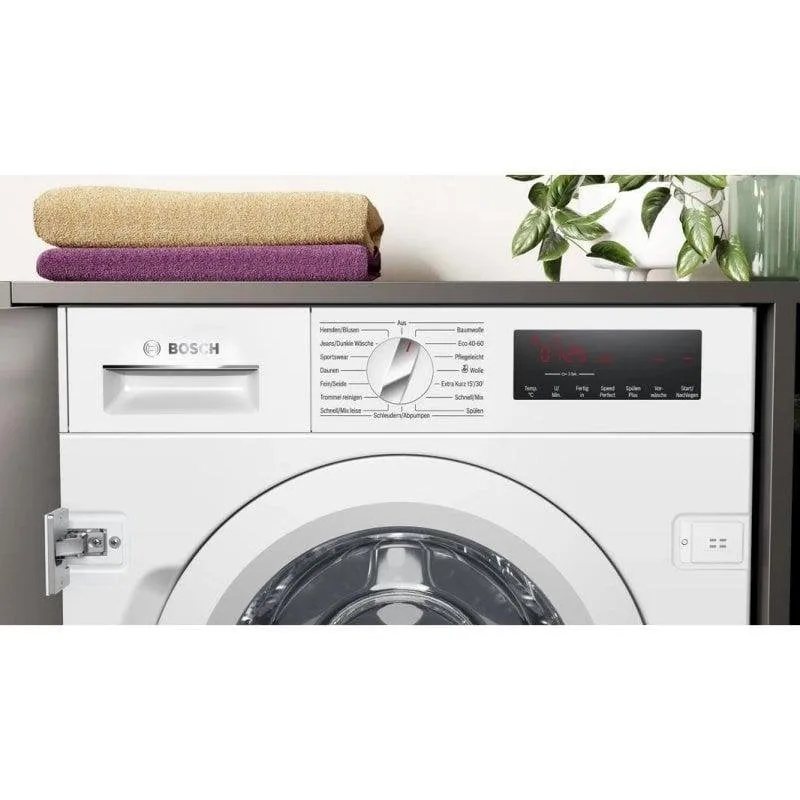 Lavatrice da Incasso Bosch Serie 8 WIW28443 8 kg 1400 giri Classe C Bianca - immagine 1