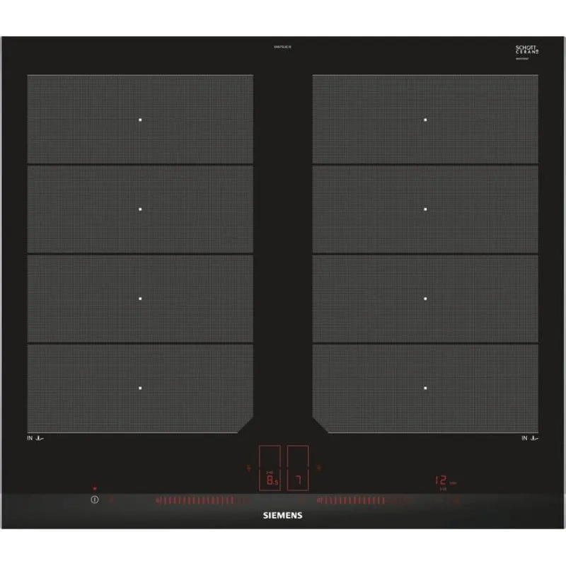 Piano a induzione Siemens EX675LXC1E 4 zone nero da incasso - immagine 1