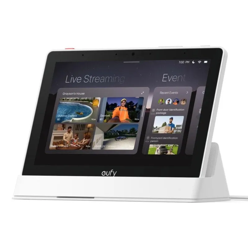 Hub domotico Eufy T87A03W1 Wifi 6 con schermo touch LCD - immagine 1