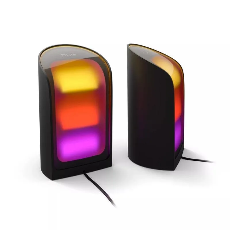 Lampada da tavolo intelligente Philips Hue Play Wall Bluetooth Zigbee Nero - immagine 1