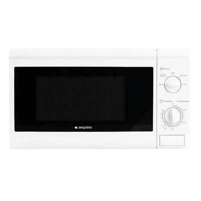 Microondas Aspes AMW2700 20 Litri 700W Bianco Manuale LED - immagine 1