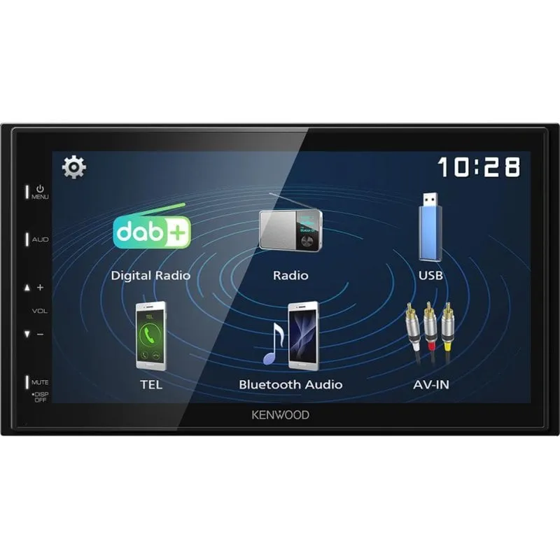 Ricevitore multimediale Kenwood DMX129DAB 2 DIN 64W Display 6.8" Bluetooth - immagine 1