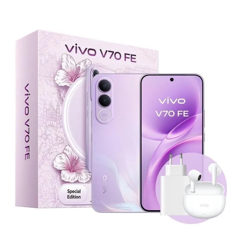 Vivo V70 FE 5G 8GB 512GB 6.83" Viola - immagine 1