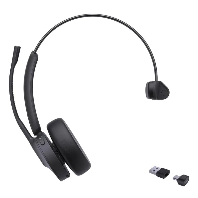 Auricolari Yealink BH70 Mono UC wireless Bluetooth con Cancellazione Rumore Nero - immagine 1