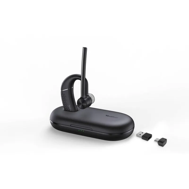 Auricolari Yealink BH71 Pro wireless Bluetooth con Cancellazione Rumore, Microfono e USB-C, neri - immagine 1