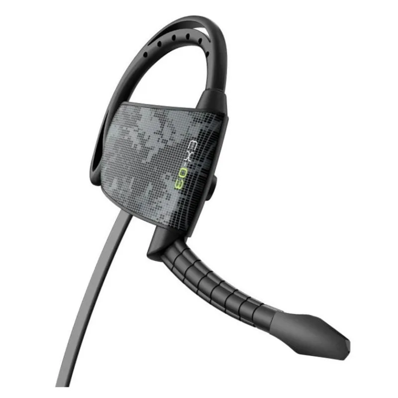Auricolari Gioteck EX-03 cablati con cancellazione del rumore, gaming nero e grigio - immagine 1