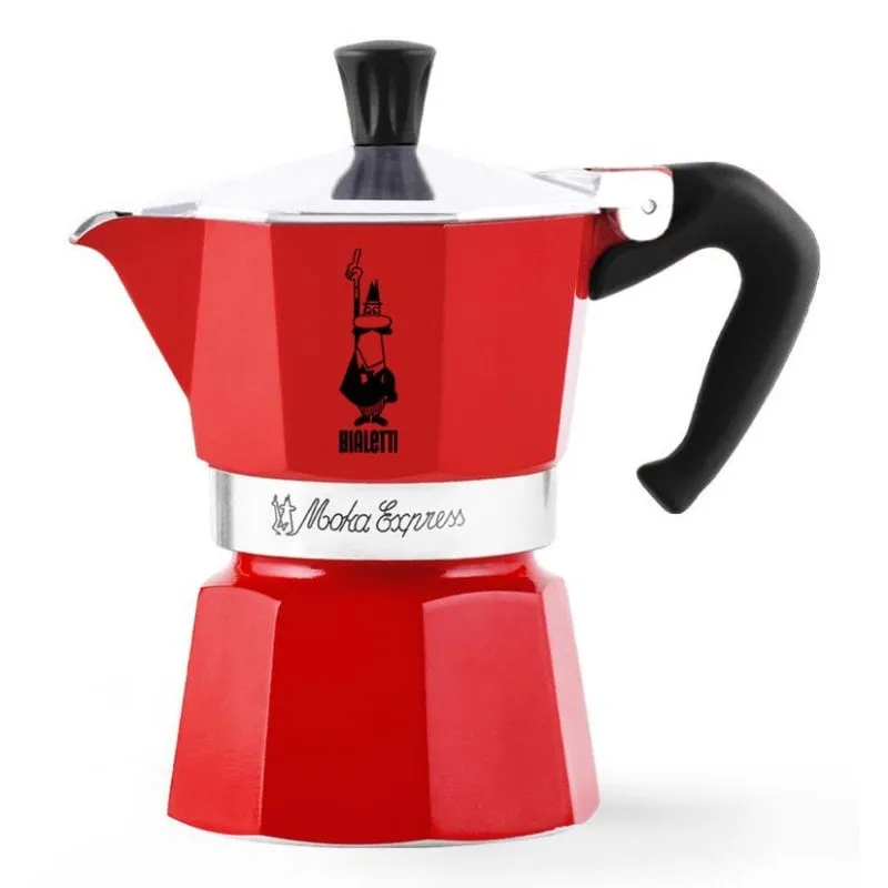 Caffettiera Moka Bialetti 4941 Rossa Alluminio 1 Tazza - immagine 1