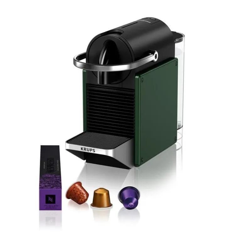 Caffettiera a capsule Krups Pixie XN306310 0,7L 1260W Nero Verde capsule incluse - immagine 1