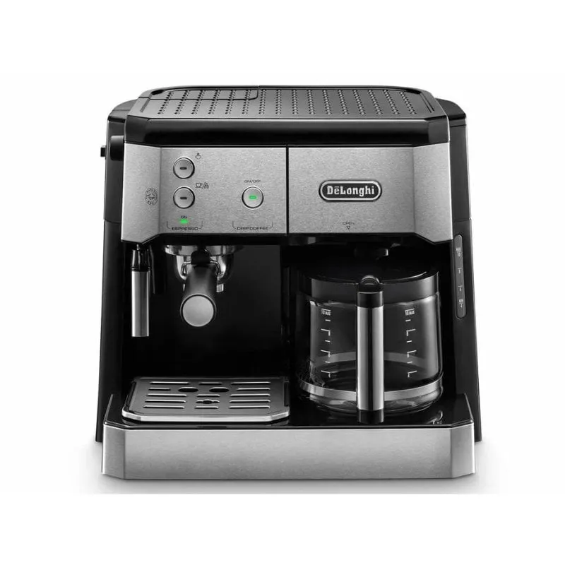 Caffettiera combinata DeLonghi BCO421.S 1750W nera metallica con caraffa - immagine 1