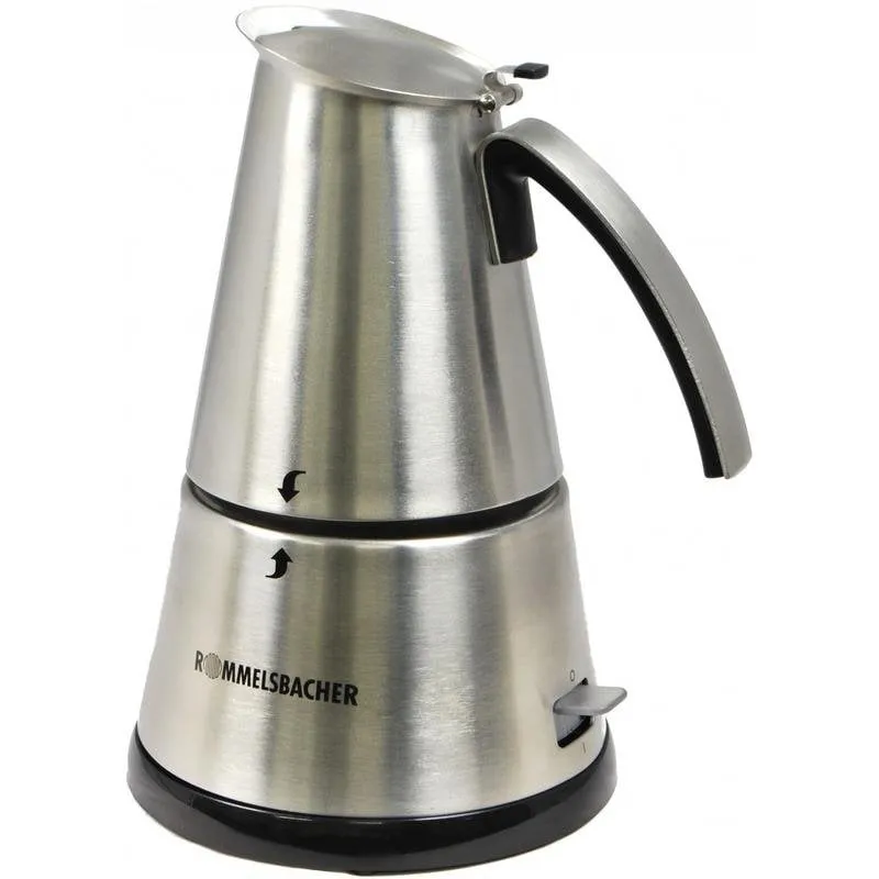 Caffettiera Moka Rommelsbacher EKO 366/E 6 Tazze Acciaio Inox 365 W - immagine 1