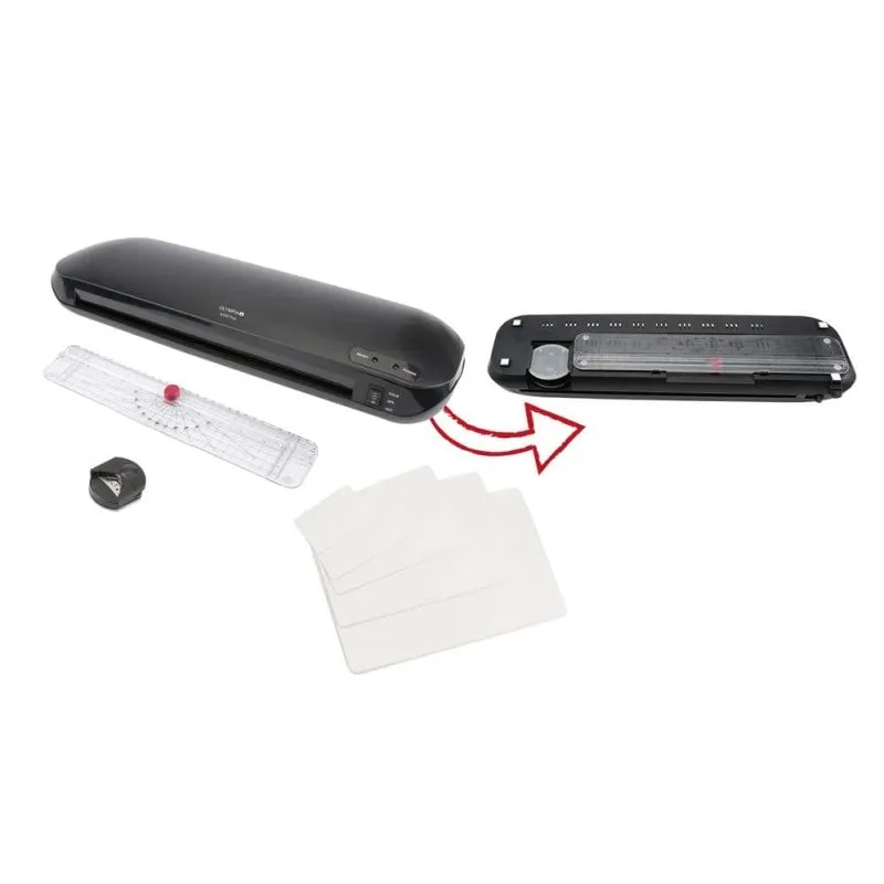 Plastificatrice Olympia 3138 33 cm 400 mm/min Freddo Caldo Nera - immagine 1