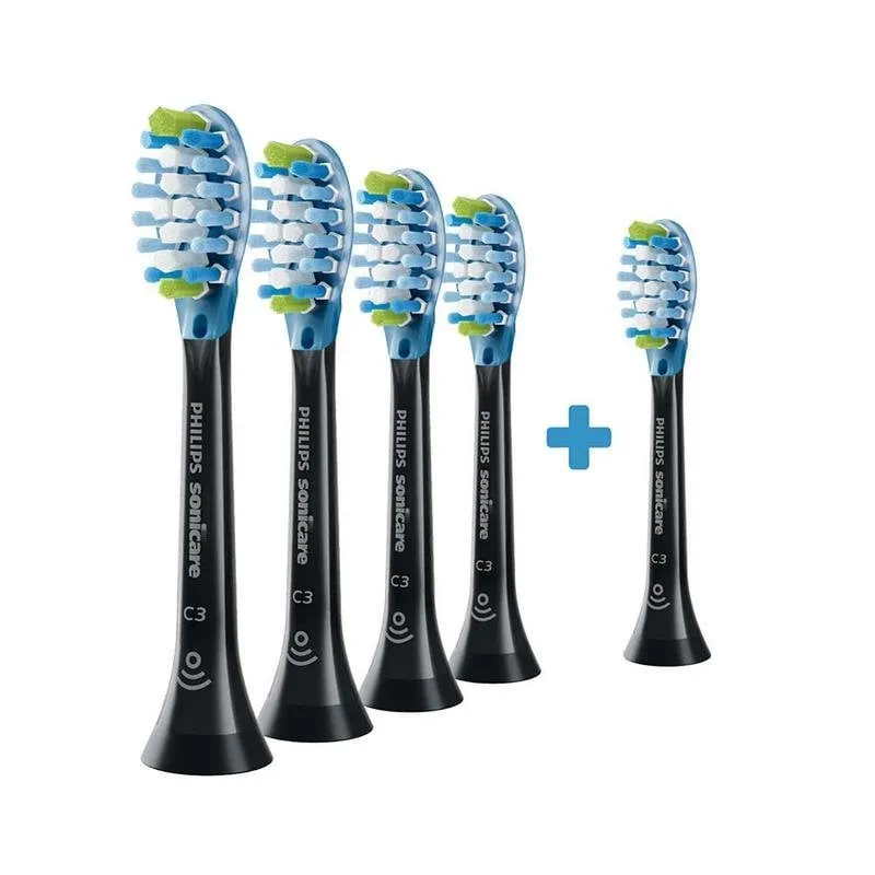 Testine di Ricambio Philips Sonicare Premium Plaque Defence 5 Unità Nero Medio - immagine 1