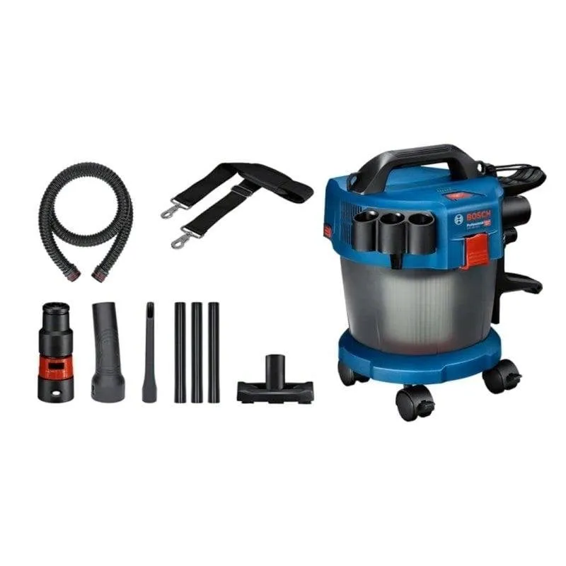 Aspirapolvere Industriale senza Fili Bosch GAS 18V-10 L 18 V 10 L Nero Blu - immagine 1
