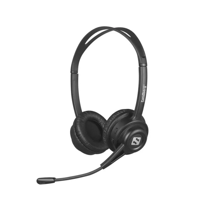 Auricolari Sandberg 126-43 wireless Bluetooth 5.1 uso quotidiano microfono nero - immagine 1