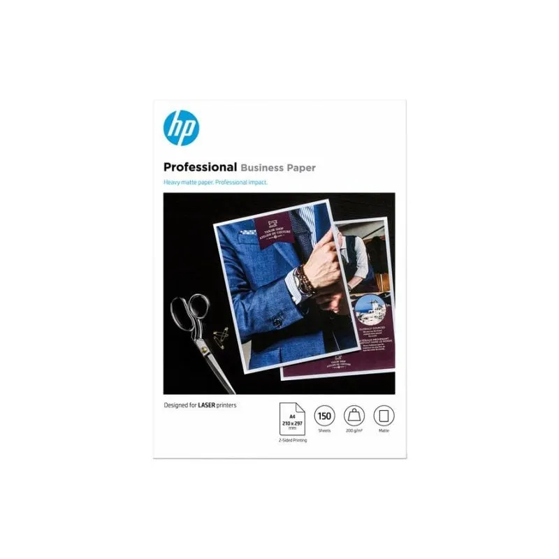 Carta HP Professional Laser Mate A4 200gsm 150 fogli FSC - immagine 1
