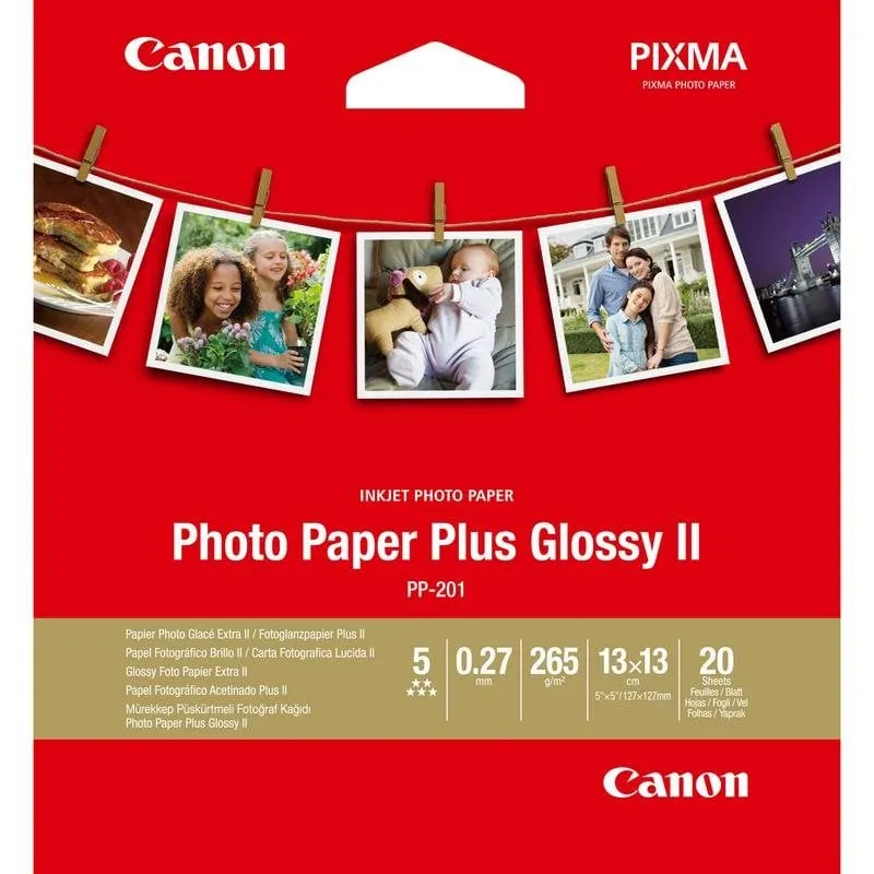 Carta fotografica Canon 2311B060 Lucida 265 g/m² 20 fogli 130 mm - immagine 1