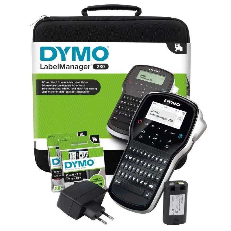 Stampante trasferimento termico USB Dymo LabelManager 280 QWERTZ ricaricabile - immagine 1