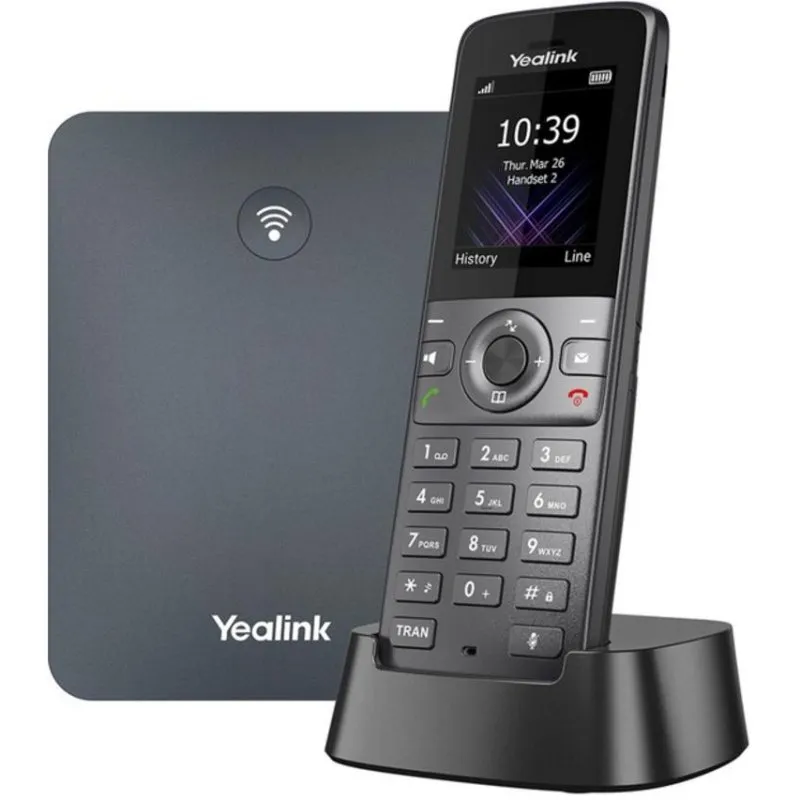 Telefono IP Yealink W74P Grigio Wireless Base DECT Bluetooth - immagine 1