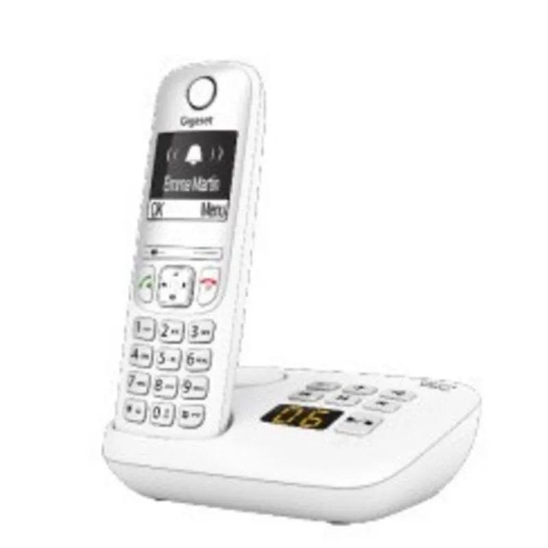 Telefono Gigaset A690A cordless DECT bianco con segreteria e 100 contatti - immagine 1