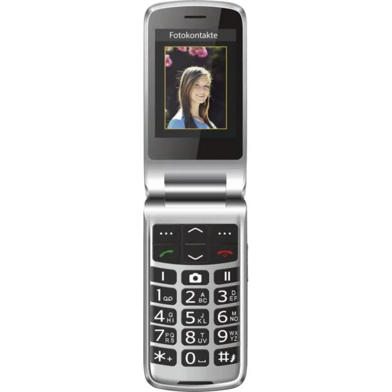 Telefono Beafon SL645 2.8" Nero Argento Fotocamera 3 MP SIM singola - immagine 1