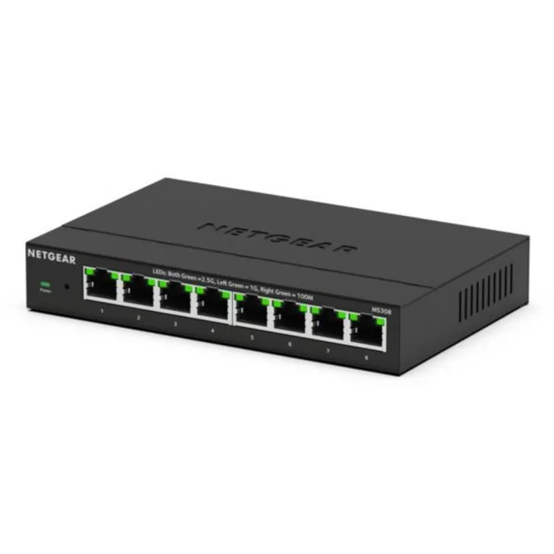 Switch Netgear MS308E 8 Porte 2.5G Ethernet Full Duplex Non Gestito - immagine 1
