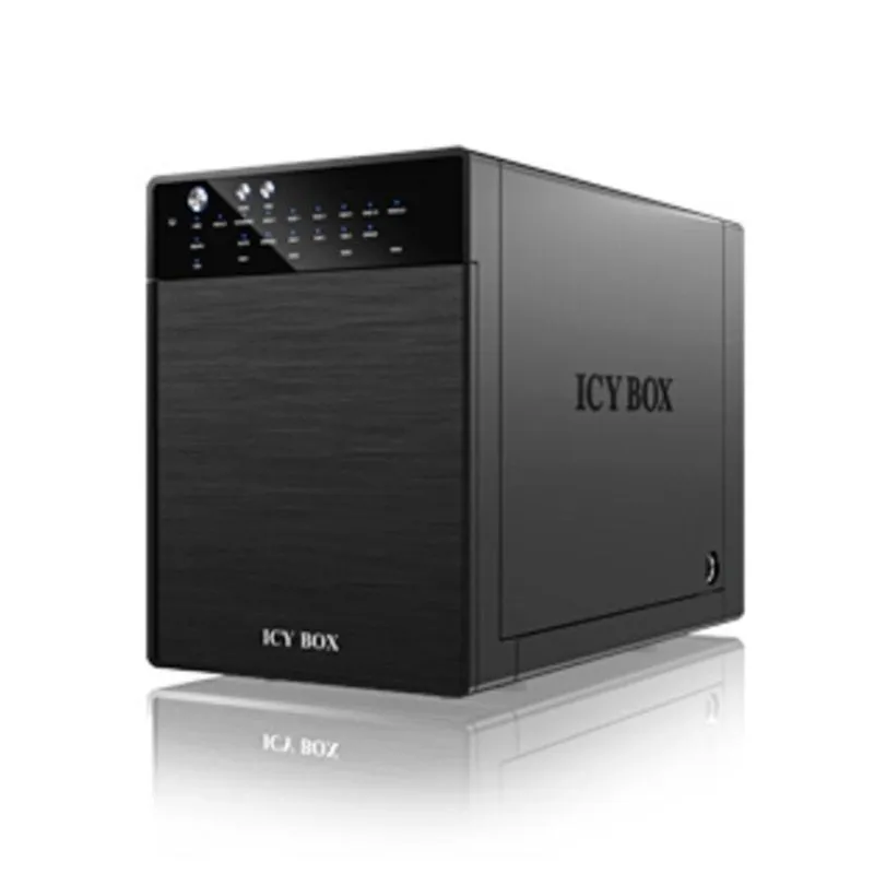 Caja PC ICY BOX IB-RD3640SU3 3.5 Alluminio Nero RAID Hot-swap USB eSATA - immagine 1