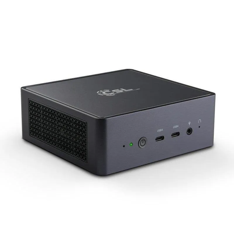 Mini PC CSL VenomBox 8845HS AMD Ryzen 7 8845HS 32GB 2000GB SSD Radeon 780M Windows 11 Pro VESA - immagine 1
