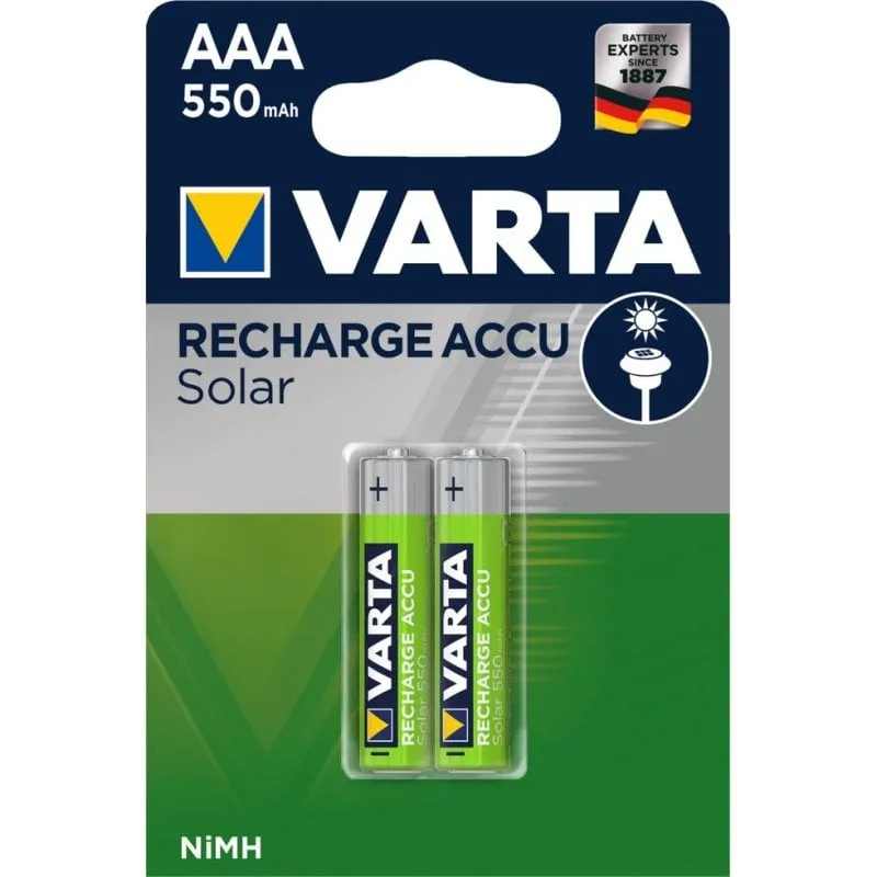 Batteria Varta 4008496808083 AAA 1.2V 550 mAh Ricaricabile x2 - immagine 1