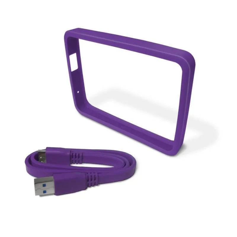 Funda Western Digital Grip Pack Violeta per My Passport Ultra - immagine 1