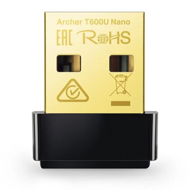 Tarjeta de Red TP-Link AC600 USB 2.0 433 Mbit/s Esterna Nera - immagine 1