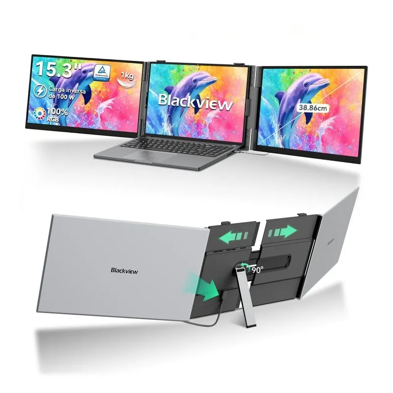 Monitor PC Blackview DCM8 Pro 15,3" FullHD 60Hz IPS Ultralight USB-C Altoparlante - immagine 1
